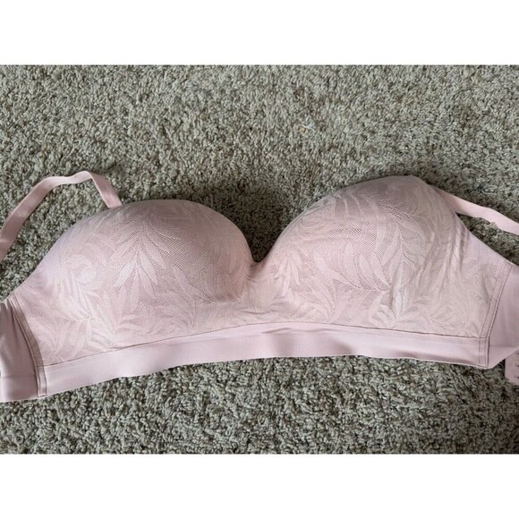 Soma Enbliss Wireless Full Coverage 42DD Peachy Pink GREAT - Picture 3 of 6